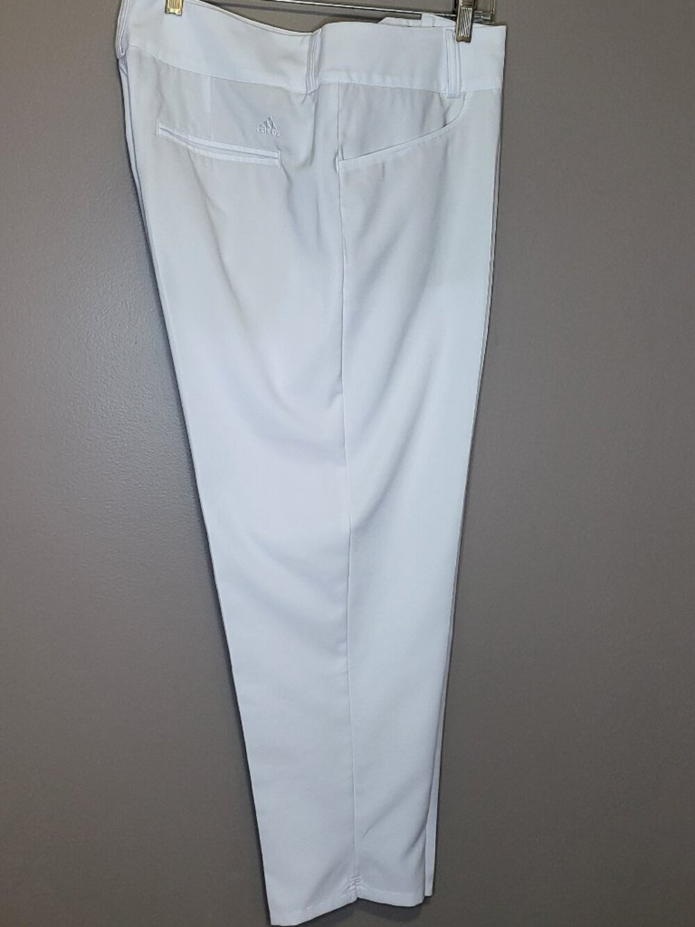 Adidas ClimaLite White Cropped Golf Pants Womens Size 16 Performance Stretch